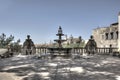 Viterbo Fountain Palazzo dei Priori HDRI Royalty Free Stock Photo