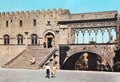 viterbo papal palace in lazio view in the 70s