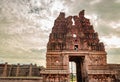 Vithala temple hampi ruins antique stone art from unique angle
