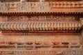 Vithala temple hampi ruins interior antique stone art from unique angle Royalty Free Stock Photo