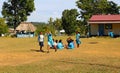 Children in a school in a village in Fiji