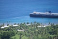 Viti Levu Island Ferry from Taveuni Island in the Fiji Archipelago in the Pacific Ocean
