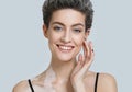 Vitiligo woman beauty portrait Royalty Free Stock Photo