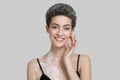 Vitiligo woman beauty portrait Royalty Free Stock Photo