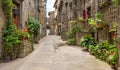 Vitorchiano, medieval italian village in Viterbo Province, Lazio, Italy. Royalty Free Stock Photo