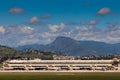 Vitoria Brazil - April 10 2021: Front view of Vitoria Airport