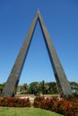 Vitoria, ES, Brazil - 11 03 23: Monument in Homage to the Italian Immigrant