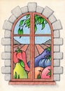 Vitrage Royalty Free Stock Photo