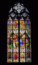 Vitrail in Koln Dom Cologne Cathedral Royalty Free Stock Photo