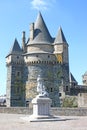 Vitre castle, France Royalty Free Stock Photo