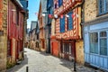 Vitre historical Old town, Brittany, France Royalty Free Stock Photo