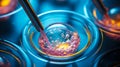 In Vitro Fertilisation IVF Macro Concept - Medical Science Royalty Free Stock Photo
