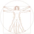 Vitruvian woman