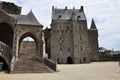 VitrÃÂ©, Brittany, France. Main castle inner court