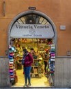 Vittoria Veneta store in one of the most important streets in the center of the Italian city of Rome