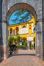 Vittoriale degli italiani palace at Gardone Riviera in Italy