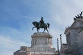 Vittoriale in piazza venezia in rome in september