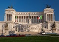 Vittoriano building on the Piazza Venezia in Rome, Italy Royalty Free Stock Photo