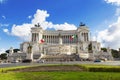 Vittoriano - a monument in honor first king United Italy Victor Emmanuel II, Rome Royalty Free Stock Photo