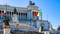Vittoriano monument in Rome, Italy. Royalty Free Stock Photo