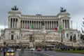 Vittoriano, monument to king Victor Emmanuel II located on Piazza Venezia, Rome, Italy, Europe Royalty Free Stock Photo