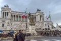 Vittoriano, monument to king Victor Emmanuel II located on Piazza Venezia, Rome, Italy, Europe Royalty Free Stock Photo