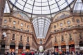 Vittorio Emanuele II Gallery interior, Milan, Italy Royalty Free Stock Photo