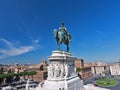 The Vittorio Emanuele II Monument also known as the Vittoriano, or Altare della Patria, built between the Piazza Venezia The Royalty Free Stock Photo