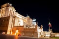 Vittorio Emanuele II Monument Altare della Patria and Tomb of the Unknown Soldier at night in Rome Royalty Free Stock Photo