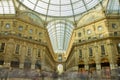 Vittorio Emanuele shopping arcade, Milan Royalty Free Stock Photo