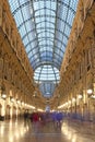 Vittorio Emanuele shopping arcade, Milan Royalty Free Stock Photo