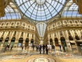 Vittorio passage, Milan, Lombardy, Italy Royalty Free Stock Photo