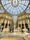 Vittorio passage, Milan, Lombardy, Italy Royalty Free Stock Photo