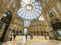 Vittorio passage, Milan, Lombardy, Italy Royalty Free Stock Photo