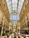 Vittorio passage, Milan, Lombardy, Italy Royalty Free Stock Photo