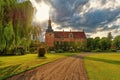 Vittskovle Castle in southern Sweden. It is one of the best preserved Renaissance castles in Scandinavia