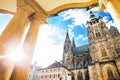 Vitus Cathedral in Prague, travel photo