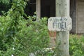 VIva Fidel Sign on a pole in VInales