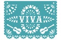 Viva Mexican Banner Royalty Free Stock Photo