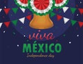 viva mexico independence card