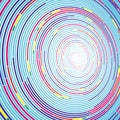 Vivid abstract background in minimalist style made from colorful circles. Business concept for cover decoration of Royalty Free Stock Photo