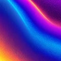Vibrant Neon Abstract Wave with Colorful Gradient Light Royalty Free Stock Photo
