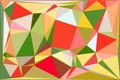 Vivid abstract geometric background featuring dynamic triangular shapes in a bold low poly pattern design Royalty Free Stock Photo