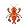 Vivid Artwork of Caprella Crustacean Royalty Free Stock Photo