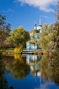 Vivid autumn picturesque scenery