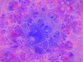 Vivid Blue Pink Flower Texture