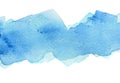 Vivid blue watercolor background