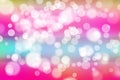 vivid bokeh in colorful style for background