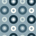 Vivid circles spanish seamless pattern