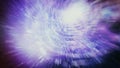 Abstract of warp or hyperspace motion in blue star trail Royalty Free Stock Photo